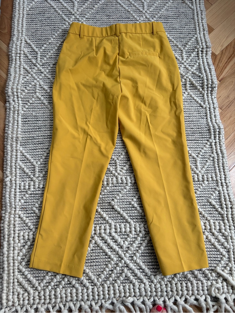 Jules & Leopold Mustard Yellow Tailored Dress Pants